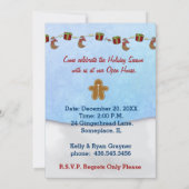 Christmas Gingerbrot Open House Einladung (Rückseite)