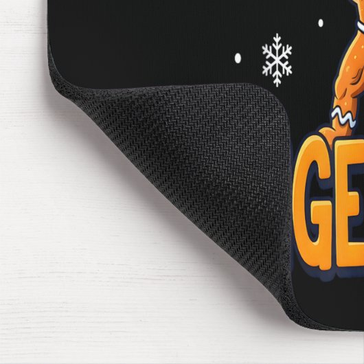 Christmas Gingershred Gym Bodybuilding Funny Ginge Mousepad (Ecke)