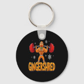 Christmas Gingershred Gym Bodybuilding Funny Ginge Schlüsselanhänger (Vorderseite)