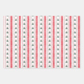Christmas Gingham Ribbon  Geschenkpapier Set (Vorderseite)