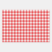 Christmas Gingham Trio Geschenkpapier Set (Vorderseite)