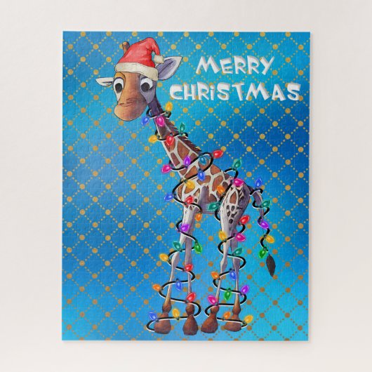 Christmas Giraffe Puzzle (Vertikal)