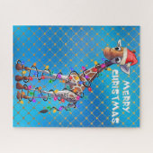 Christmas Giraffe Puzzle (Horizontal)