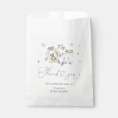 Christmas Girl Baby Dusche Vielen Dank Geschenktütchen (Vorderseite)