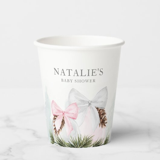 Christmas Girl Baby Shooter Personalisiert Pappbecher (Vorderseite)