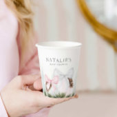 Christmas Girl Baby Shooter Personalisiert Pappbecher