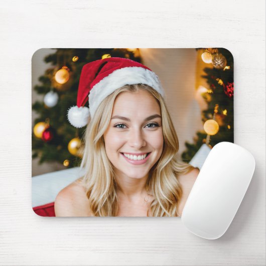 Christmas Girl Mouse Pad Mousepad (Mit Mouse)