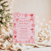 Christmas Girls Night Invitation Einladung