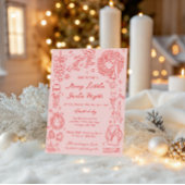 Christmas Girls Night Invitation Einladung