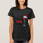 Christmas Gl With Santa Hat Xmas T Shirt (Vorderseite)