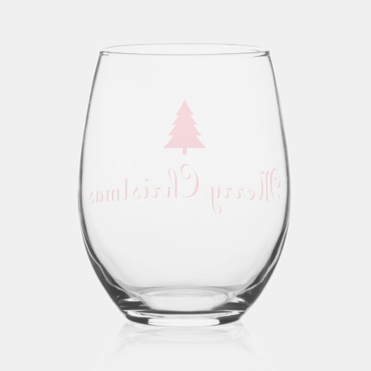 Christmas glass weinglas ohne stiel (Vorderseite)