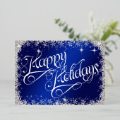 Christmas Glitz Folieneinladung (Stehend vorne)