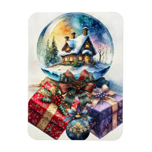 CHRISTMAS GLOBE GIFTS AND ORNAMENT MAGNET