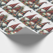 Christmas Gnome Collection Geschenkpapier (Ecke)