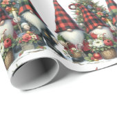 Christmas Gnome Collection Geschenkpapier (Rolleneckpunkt)