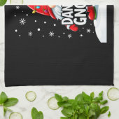 Christmas Gnome Dancing Gnome Family Christmas (5) Geschirrtuch (Gefaltet)