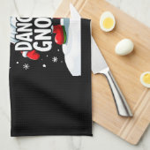 Christmas Gnome Dancing Gnome Family Christmas (5) Geschirrtuch (Viertel Falte)