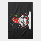 Christmas Gnome Dancing Gnome Family Christmas (5) Geschirrtuch (Vertikal)