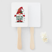 Christmas Gnome Dancing Gnome Family Christmas (6) Fächer (Vorne und Hinten)