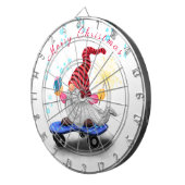 Christmas Gnome Dart Board Dartscheibe (Vorderseite rechts)