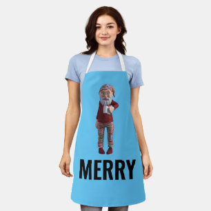 CHRISTMAS GNOME ELF MERRY SCHÜRZE