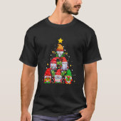 Christmas Gnome Family Pajamas Gnome Tree Xmas 8 T-Shirt (Vorderseite)