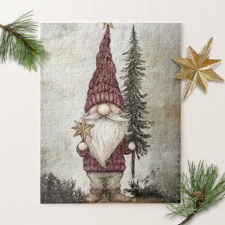 Christmas Gnome for the Holidays Puzzle