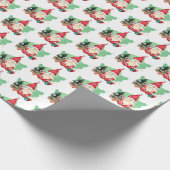 CHRISTMAS GNOME GESCHENKPAPIER (Ecke)
