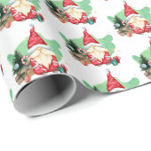 CHRISTMAS GNOME GESCHENKPAPIER (Rolleneckpunkt)