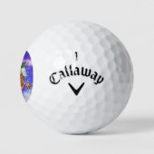 Christmas Gnome Golf Balls Golfball (Logo)
