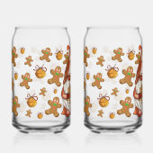 Christmas Gnome Holding Gingerbread Men | Festive Dosenglas (Vorderseite)