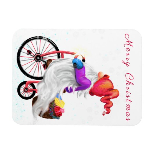 Christmas Gnome Magnet (Horizontal)