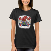 Christmas Gnome Men Women Buffalo Plaid Red Chris T-Shirt (Vorderseite)