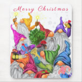 Christmas Gnome Mouse Pad Mousepad (Vorne)