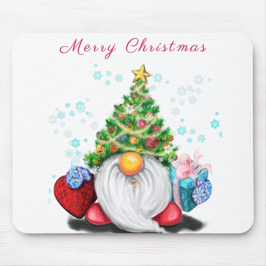 Christmas Gnome Mouse Pad Mousepad (Vorne)