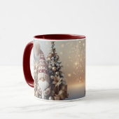 Christmas Gnome Mug Holiday Gift Cozy Winter Tasse (Vorderseite Links)