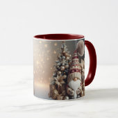 Christmas Gnome Mug Holiday Gift Cozy Winter Tasse (VorderseiteRechts)