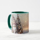 Christmas Gnome Mug Holiday Gift Cozy Winter Tasse (Vorderseite Links)