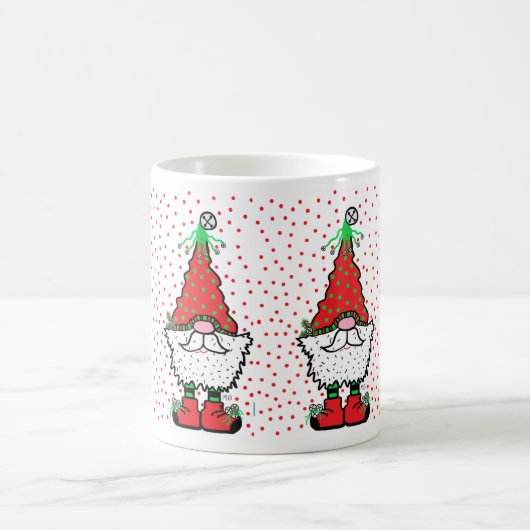 Christmas Gnome Mug Kaffeetasse (Mittel)