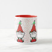 Christmas Gnome Mug With RED accents Tasse (Zentrum)