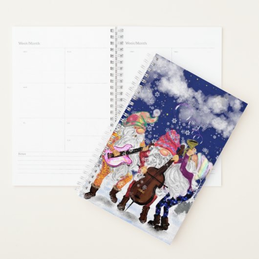 Christmas Gnome Musical Band Funny Planner Planer (Anzeige)