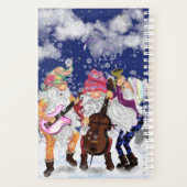 Christmas Gnome Musical Band Funny Planner Planer (Rückseite)