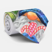 Christmas Gnome Neck Tie Party Krawatte (Gerollt)