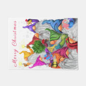 Christmas Gnome Party Funny Doormat Fußmatte (Vorderseite)