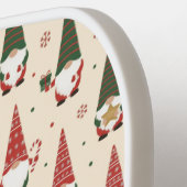 Christmas Gnome Party Pattern Pickleball Schläger (Linke Seite)