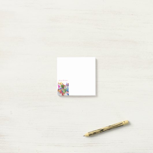 Christmas Gnome Party Post it Notes Post-it Klebezettel (Auf Schreibtisch)