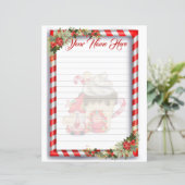 Christmas Gnome Personalisiert (Stehend Vorderseite)