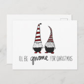 Christmas Gnome Postcard Postkarte (Vorne/Hinten)