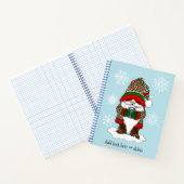 Christmas Gnome Red Green Niedlich Notizblock (Innenseite)