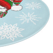 Christmas Gnome Red Green Niedlich Schneidebrett (Ecke)